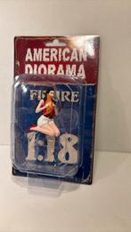 Figuur girl whit cat American diorama 1.18, Hobby en Vrije tijd, Modelauto's | 1:18, Overige merken, Ophalen of Verzenden, Motor
