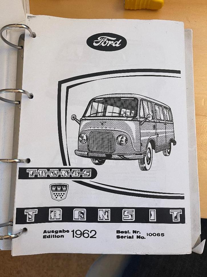 Technische handleiding Ford Taunus Transit, uitgave 1962, Auto diversen, Handleidingen en Instructieboekjes, Ophalen of Verzenden