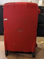 Red large Carlton koffer hard case 4 wheels - gratis, Ophalen, Gebruikt, Hard kunststof, Slot