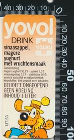 Sticker: Volnij - Yovol Drink - Sinaasappel, Verzamelen, Ophalen of Verzenden, Zo goed als nieuw, Bedrijf of Vereniging