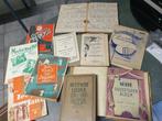 Antieke blad muziek,  diverse boeken, Ophalen of Verzenden, Gelezen