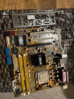 Asus P5B-MX Socket 775 Moederbord + Core2Quad Q6600, Computers en Software, Moederborden, Ophalen of Verzenden, Gebruikt, Intel