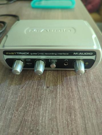M-audio fasttrack guitar interface  beschikbaar voor biedingen