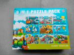 9 in 1 puzzel pack, Meer dan 50 stukjes, Zo goed als nieuw, Ophalen