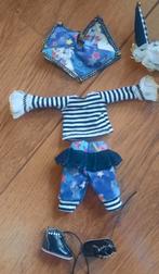 Bjd 1/8, pukifee, lati yellow, 5 dlg kleding setje ., Ophalen of Verzenden, Zo goed als nieuw, Kleertjes