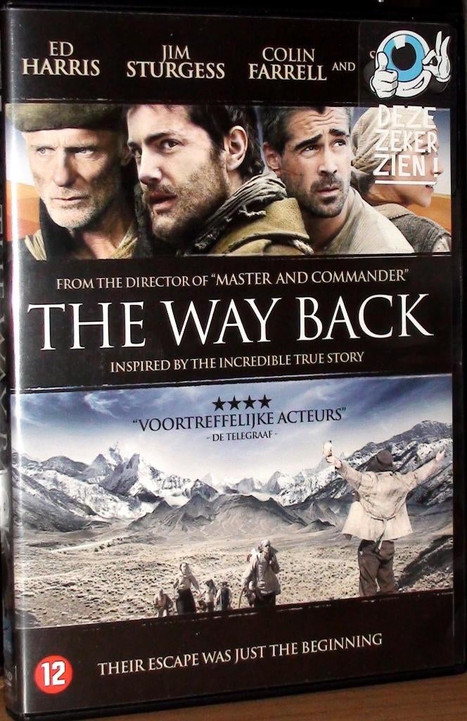 dvd the way back, Cd's en Dvd's, Dvd's | Drama, Zo goed als nieuw, Drama, Vanaf 12 jaar, Ophalen of Verzenden