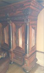 Kussenkast Palissander op Eiken, Antiek en Kunst, Antiek | Meubels | Kasten, Ophalen