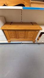 massief houten dekenkist boekenkist, Ophalen of Verzenden, Gebruikt, Minder dan 50 cm