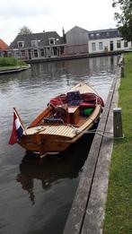 Helderse vlet + weg(kantel)trailer, Ophalen, 10 tot 30 pk, Gebruikt, Binnenboordmotor