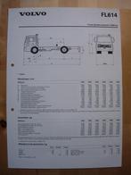 Volvo FL614 Technische Specificatie folder 1986 – FL6, Volvo, Zo goed als nieuw, Volvo, Ophalen