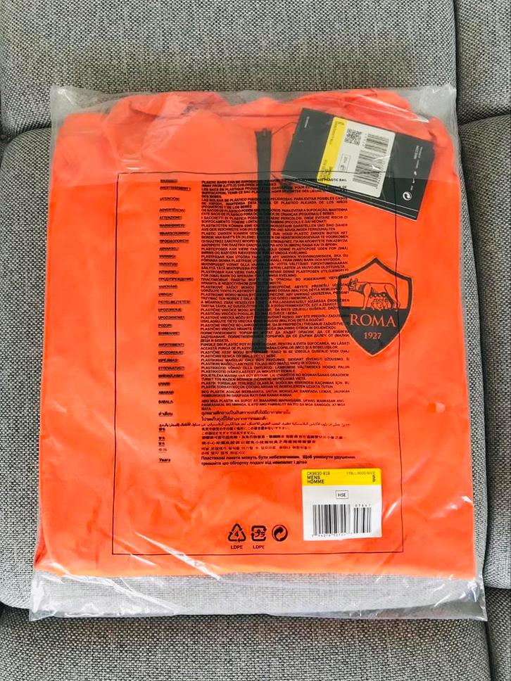 Nieuw Origineel AS Roma Trainingstop 20/21 Maat S, Sport en Fitness, Voetbal, Nieuw, Shirt, Maat S, Ophalen of Verzenden