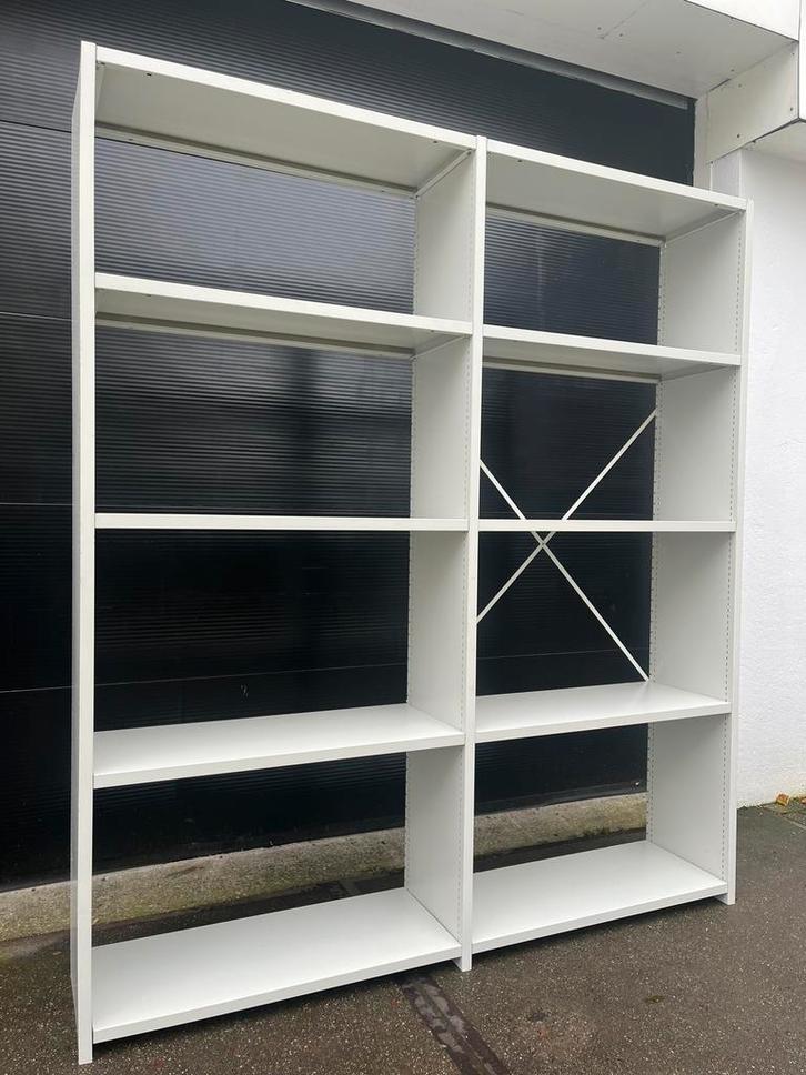 Witte stelling stellingkast kast legbordstelling rekken, Zakelijke goederen, Kantoor en Winkelinrichting | Magazijn, Stelling en Opslag