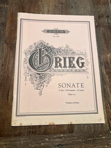 Grieg Vioolsonate nr. 3, Op. 13 beschikbaar voor biedingen