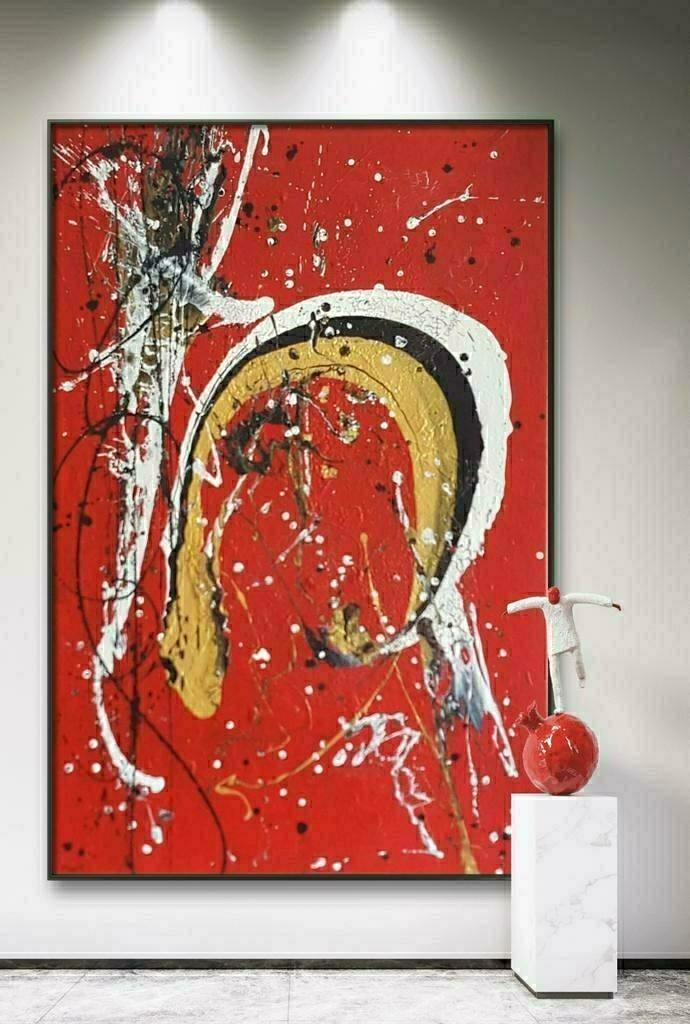 Broken but hopeful face, Antiek en Kunst, Kunst | Schilderijen | Abstract, Ophalen of Verzenden