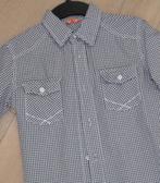 Grijze geruite blouse maat 134 merk: hema, Jongen, Gebruikt, Ophalen of Verzenden, Overhemd of Blouse