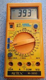 Handige multimeter Metex M-3650, Doe-het-zelf en Verbouw, Meetapparatuur, Gebruikt, Multimeter, Verzenden