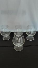 MARTELL glazen op voet, 4 stuks, Verzamelen, Ophalen of Verzenden, Zo goed als nieuw, Borrel- of Shotglas