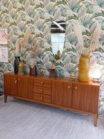 Vintage dressoir / sideboard met ronde grepen, Ophalen, Gebruikt, ., Minder dan 150 cm