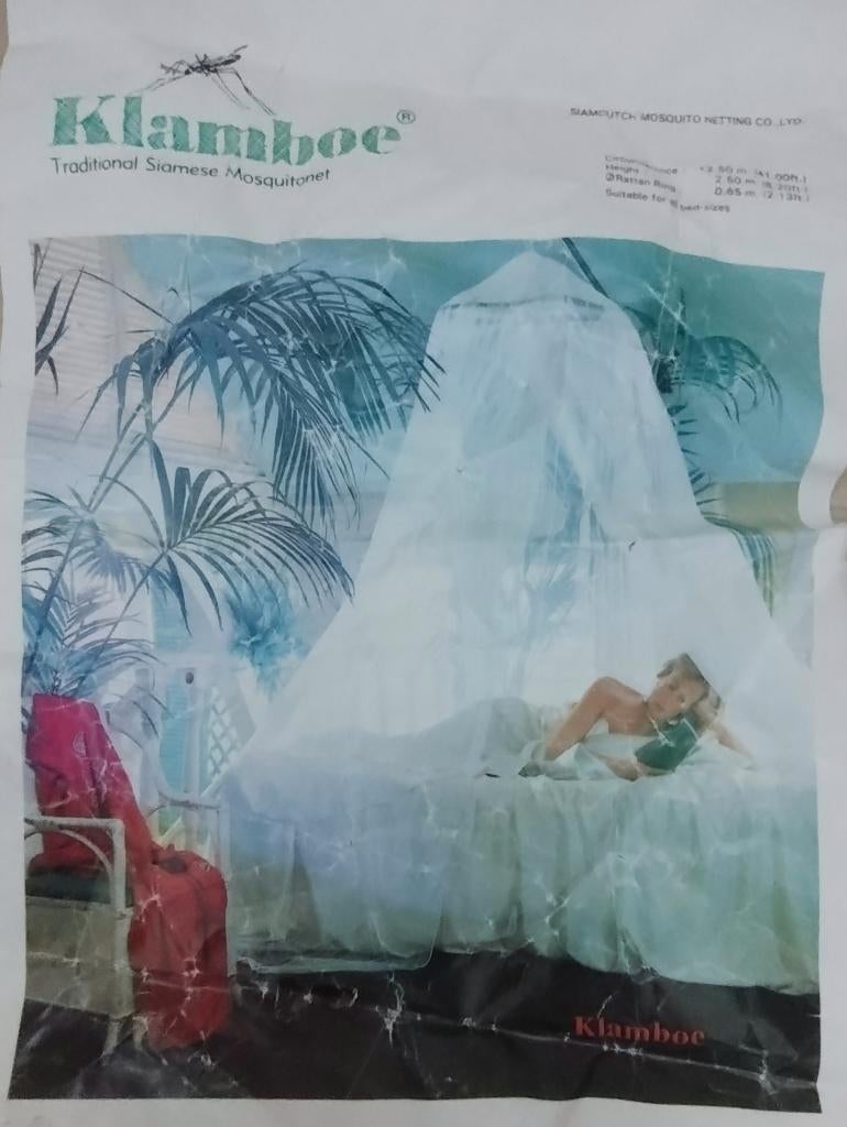 The Klamboe XL voor 2-persoonsbed wit, Gebruikt, Wit, Overige typen, Tweepersoons