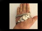 Bijzonder Massief Mexicaanse Zilveren SLANG Armband!, Verzenden, Zilver, Armband