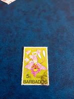 Postzegel Barbados met bloem, Ophalen of Verzenden, Gestempeld