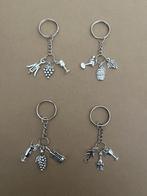 4 verschillende sleutelhangers wijn glas druif wijnfles....., Ophalen of Verzenden, Nieuw, Merk