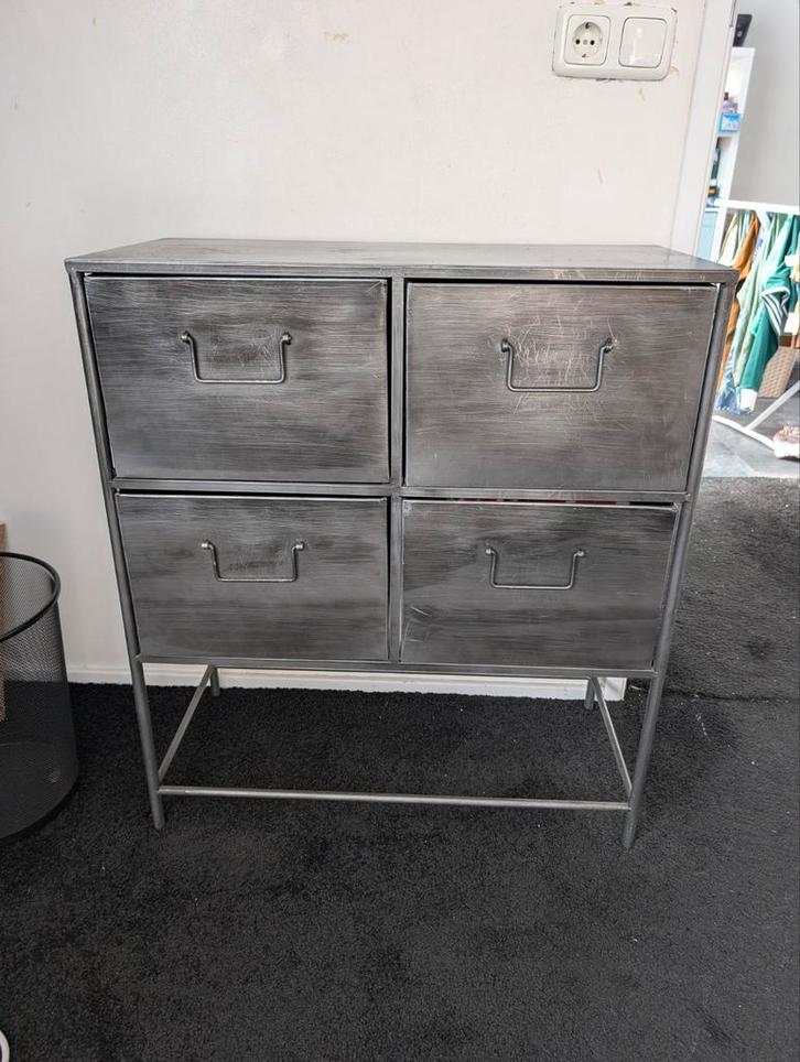 Ladekast Boston - 4 laden - 70x34x80 cm, Huis en Inrichting, Kasten | Dressoirs, Gebruikt, 50 tot 100 cm, 25 tot 50 cm, Met lade(s)