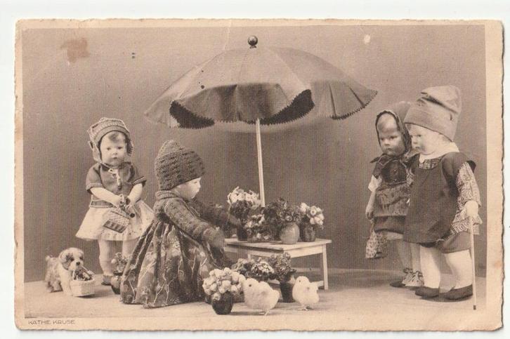 Käthe Kruse poppen ansichtkaart 1931 ansicht iets beduimeld, Verzamelen, Ansichtkaarten | Themakaarten, Gelopen, 1920 tot 1940