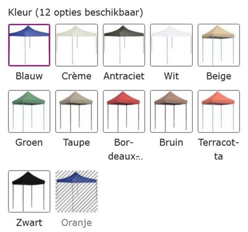 Partytent opvouwbaar inklapbaar pop up 2x2 GRATIS VERZENDEN!, Tuin en Terras, Partytenten, Nieuw, Partytent, 2 meter of meer, Minder dan 5 meter