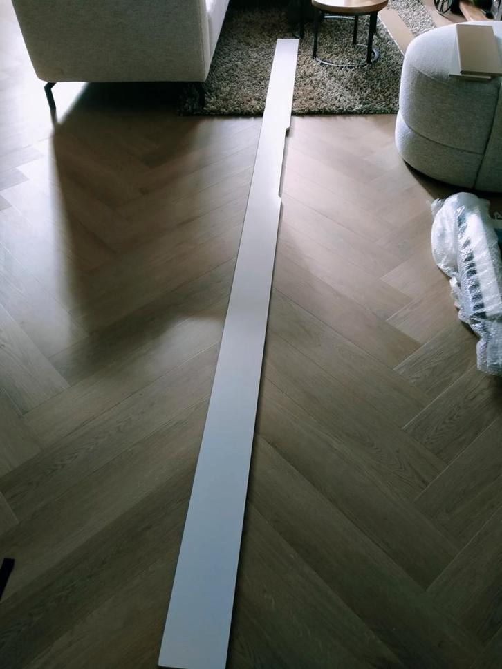 Keukenplint Wit Nieuw 366cm Nolte, Doe-het-zelf en Verbouw, Plinten en Afwerking, Nieuw, Plinten, Mdf, 250 cm of meer, Ophalen