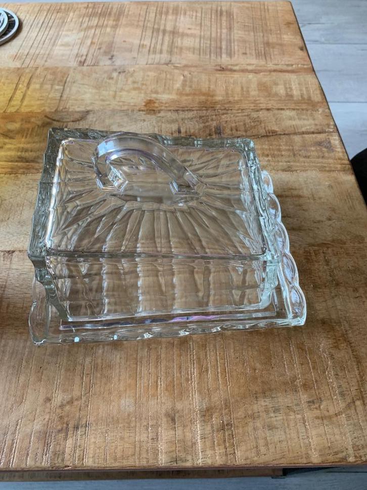 Kristallen kaasstolp vintage, Antiek en Kunst, Antiek | Glas en Kristal, Ophalen of Verzenden