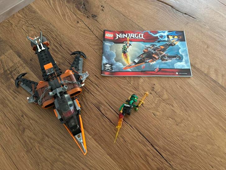 LEGO Ninjago 70601 - Haaienvliegtuig (compleet), Kinderen en Baby's, Speelgoed | Duplo en Lego, Zo goed als nieuw, Lego, Complete set