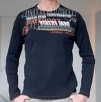 Mexx longsleeve /shirt lange mouw - maat M - zwart-oranje, Mexx, Maat 48/50 (M), Zwart, Ophalen of Verzenden