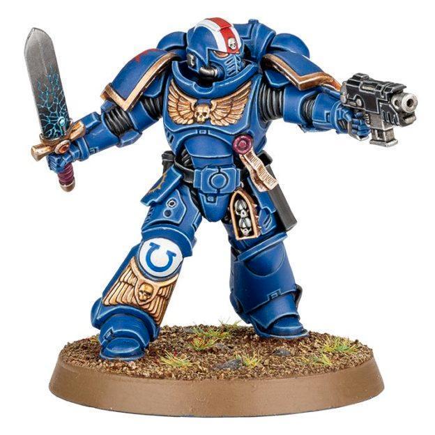 Space Marine Lieutenant Power Sword Warhammer 40k OOP, Hobby en Vrije tijd, Wargaming, Nieuw, Warhammer 40000, Figuurtje(s), Ophalen of Verzenden
