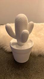 Cactus wit keramiek, 18 x 15 cm. Nieuw, Ophalen of Verzenden, Nieuw
