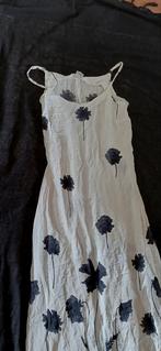 Mooie witte jurk met zwarte bloemen, maat S, Wit, Ophalen of Verzenden, Zo goed als nieuw, Nienhaus