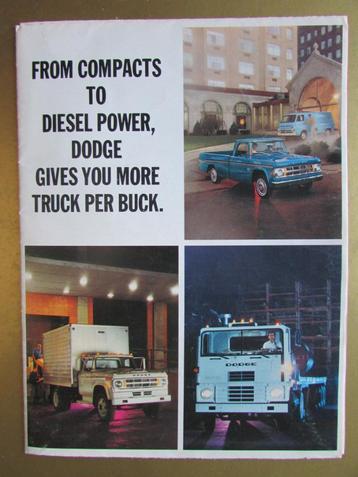 1969 DODGE trucks grote folder, Engels