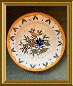 Oud platelen bord, plateel Zuidholland Gouda, Faroga, Antiek en Kunst, Ophalen of Verzenden