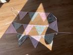 Stoffen vlaggenlijn meisje, kinderkamer deco, decoratie vlag, Ophalen of Verzenden, Zo goed als nieuw, Wanddecoratie