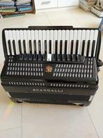 Te Koop Accordeon Zwart, Muziek en Instrumenten, Ophalen, Scandalli, Toetsaccordeon, Zo goed als nieuw