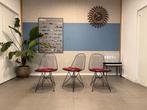 Vitra | Eames | DKR Wire Chair | Rood leder | 3x, Huis en Inrichting, Vitra, Gebruikt, Drie, Ophalen of Verzenden