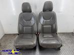 Stoelenset voor + achter grijs leder Volvo XC70 ('02-'07), Gebruikt, Ophalen of Verzenden, Volvo, Volvo