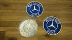 Mercedes Benz auto blauw wit logo patch vintage embleem, Verzamelen, Ophalen of Verzenden, Nieuw, Auto's