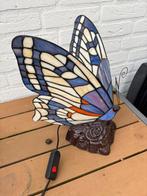 Glas in Lood Vlinderlamp, Ophalen, Zo goed als nieuw