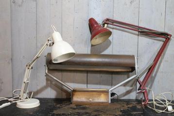 3 industrieel bureau lampen. beschikbaar voor biedingen