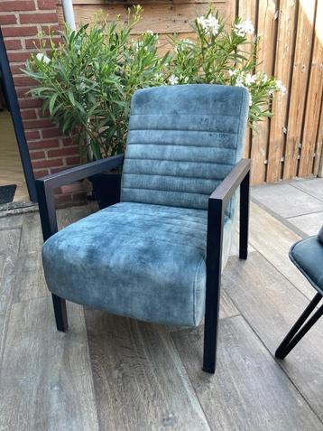 Fauteuil Stof Niagara Grijs Blauwe kleur  beschikbaar voor biedingen