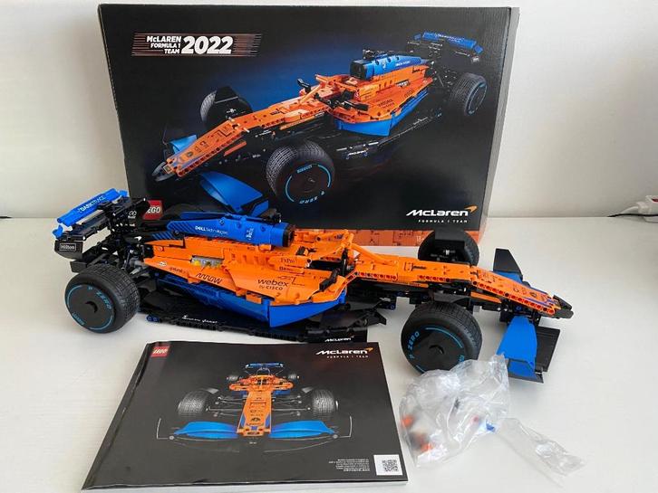 Lego Technic 42141 McLaren Formula 1 Team 2022 (Pirelli), Kinderen en Baby's, Speelgoed | Duplo en Lego, Zo goed als nieuw, Lego