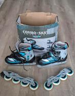 2-in-1 Skeelers/Schaatsen Nijdam combi Maat 35-38 + Helm, Sport en Fitness, Schaatsen, Ophalen, Gebruikt, IJshockeyschaatsen, Nijdam