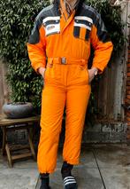 Oranje Vintage Skipak S, Kleding | Dames, Wintersportkleding, Pak, Ophalen of Verzenden, Zo goed als nieuw, Maat 36 (S)