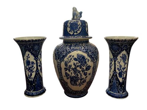 Delfts Blauw Kaststel van Boch voor Royal Sphinx, Antiek en Kunst, Antiek | Vazen, Ophalen of Verzenden